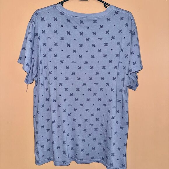 PINK Victoria Secret Blue Logo Tee - Women's Medium - Picture 8 of 8